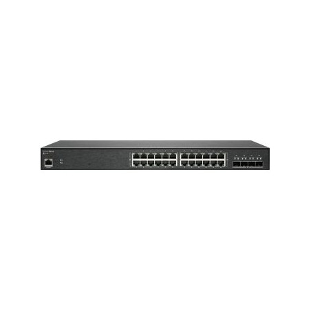 Commutateur - Géré - 24 x 10 - 100 - 1000 + 4 x 10 Gigabit SFP+ - Montable sur rack - avec Support... (02-SSC-8374)_1