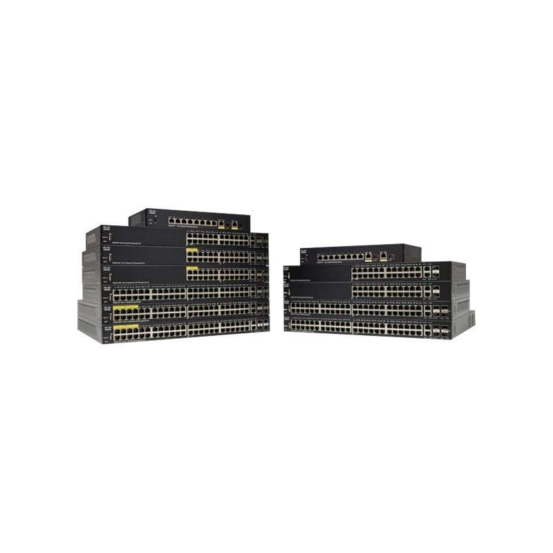 Commutateur - C3 - Géré - 16 x 10 - 100 - 1000 + 2 x SFP Gigabit combiné + 2 x Gigabit SFP -... (SG350-20-K9-EU-RF)_1