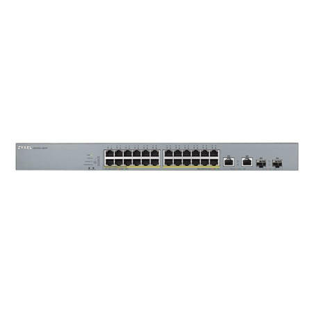 Commutateur - intelligent - 24 x 10 - 100 - 1000 (PoE+) + 2 x SFP Gigabit combo (liaison m... (GS1350-26HP-EU0101F)_1