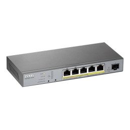 Commutateur - intelligent - 5 x 10 - 100 - 1000 (PoE+) + 1 x Gigabit SFP (liaison montante)... (GS1350-6HP-EU0101F)_2