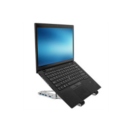 Support pour ordinateur portable - avec concentrateur USB 4 ports - 10" - 15.6" - argent (AWU100205GL)_15