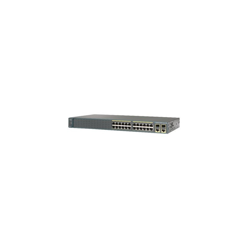 Commutateur - Géré - 16 x 10 - 100 + 8 x 10 - 100 (PoE) + 2 x SFP Gigabit combiné - Montabl... (WS-C2960+24LC-L-RF)_1