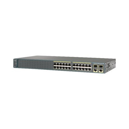 Commutateur - Géré - 16 x 10 - 100 + 8 x 10 - 100 (PoE) + 2 x SFP Gigabit combiné - Montabl... (WS-C2960+24LC-L-RF)_1