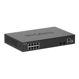 Commutateur - intelligent - 8 x 10 - 100 - 1000 + 2 x 10 Gigabit SFP+ - de bureau, Montable sur ... (DGS-1530-10/E)_1