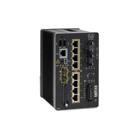 Network Essentials - commutateur - Géré - 8 x 10 - 100 - 1000 + 2 x Gigabit SFP - Montage su... (IE-3200-8T2S-E-RF)_1