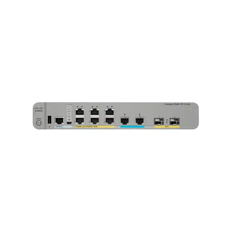 Cisco Catalyst 3560CX-8XPD-S - Commutateur - Géré - 8 x 10 - 100 - 1000 (PoE+) + 2 x combo 1... (WS-C3560CX-8XPD-S)_1