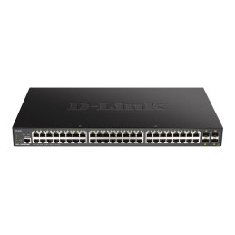 D-Link DGS 1250-52XMP - Commutateur - L3 Lite - intelligent - 48 x 10 - 100 - 1000 (PoE) + 4 ... (DGS-1250-52XMP/E)_1
