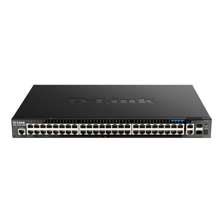 Commutateur - C3 - intelligent - 44 x 10 - 100 - 1000 (PoE+) + 4 x 2.5GBase-T (PoE+) + 2 x 10 ... (DGS-1520-52MP/E)_1