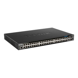 Commutateur - C3 - intelligent - 44 x 10 - 100 - 1000 (PoE+) + 4 x 2.5GBase-T (PoE+) + 2 x 10 ... (DGS-1520-52MP/E)_2