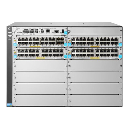 Commutateur - Géré - 92 x 10 - 100 - 1000 (PoE+) + 4 x Gigabit SFP - 10 Gigabit SFP+ - Montable sur rac... (JL001A)_1