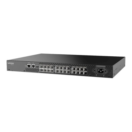 Commutateur - Géré - 24 x 32Gb Fibre Channel SFP+ - de bureau, Montable sur rack - avec émetteur-ré... (7D8PA001WW)_1