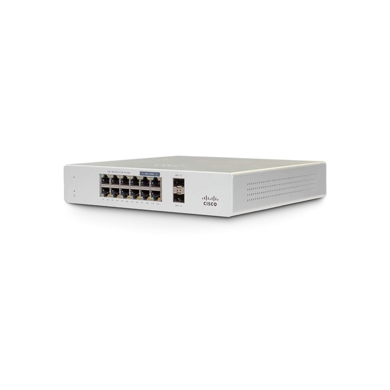 Commutateur - Géré - 8 x 10 - 100 - 1000Base-T + 2 x 2.5GBase-T + 4 x Ethernet 10 Go SFP+ - de bu... (MS130-12X-HW)_1