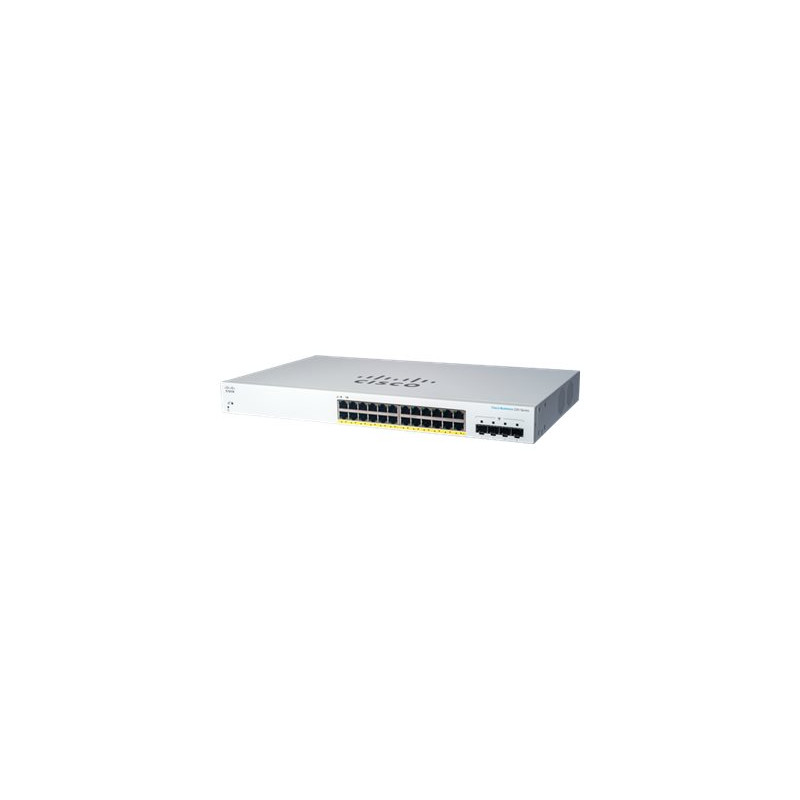 Commutateur - intelligent - 24 x 10 - 100 - 1000 (PoE+) + 4 x Gigabit SFP (liaison montante... (CBS220-24P-4GEU-RF)_1