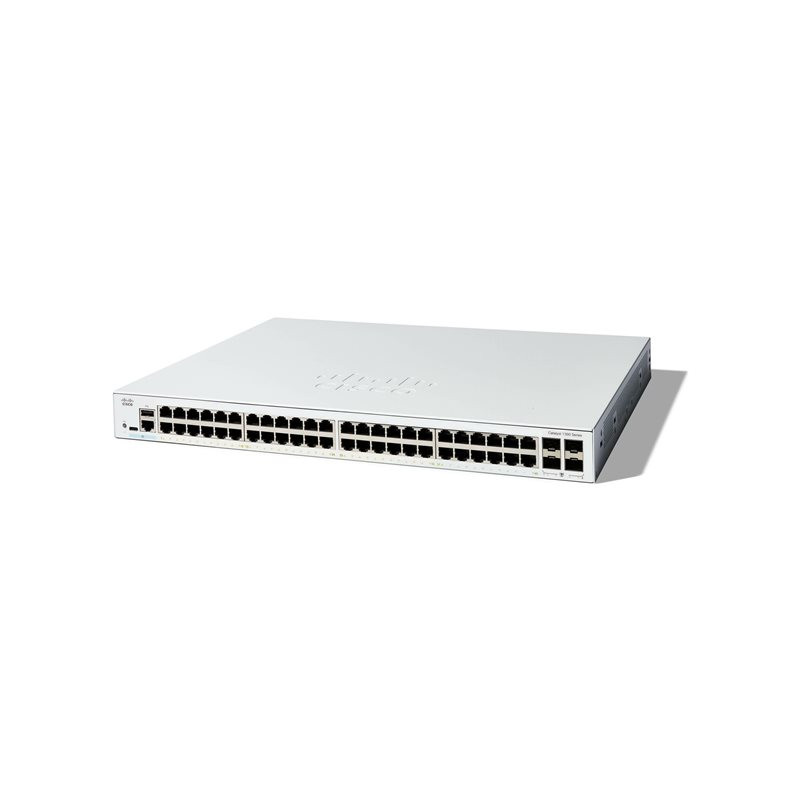 Switch - L3 - Managed - 48 x 10 - 100 - 1000Base-T + 4 x 1 Gigabit SFP+ - rack-mountable (C1300-48T-4G)_1