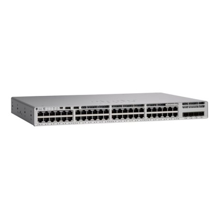 Commutateur - C3 - Géré - 48 x 10 - 100 - 1000Base-T (PoE+) + 4 x 1 gigabit - 10 gigabit SFP+ ... (C9200L-48P-4X-M)_1