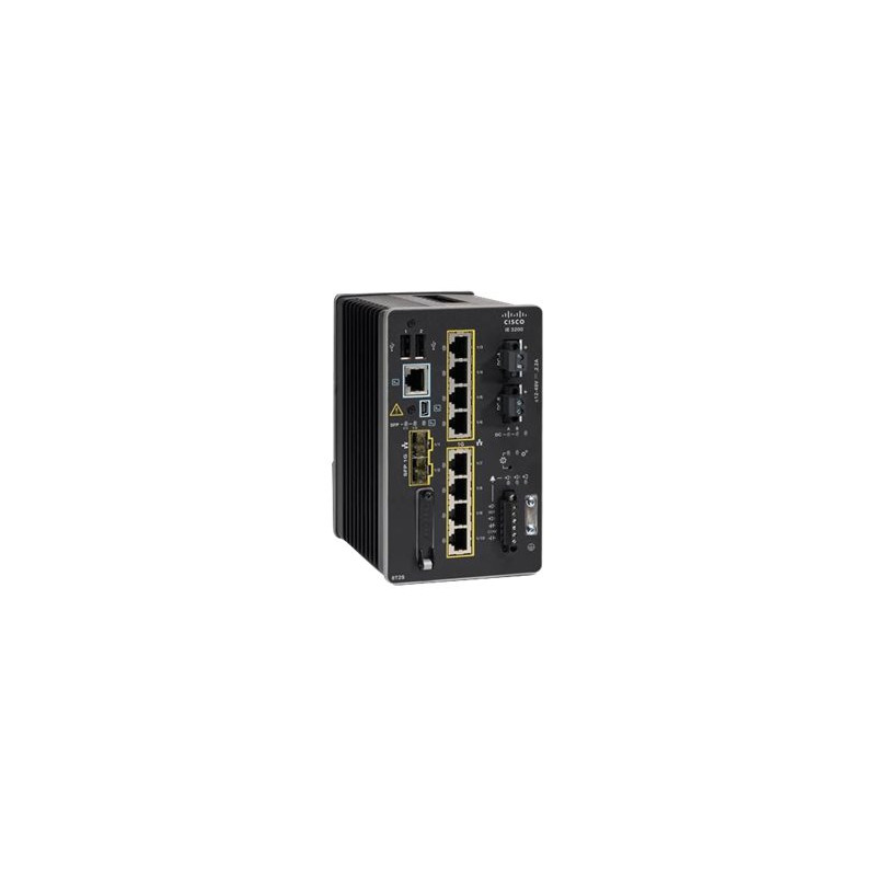 Network Essentials - commutateur - Géré - 8 x 10 - 100 - 1000 (PoE+) + 2 x Gigabit SFP - Mon... (IE-3200-8P2S-E-RF)_1