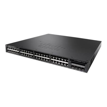 Commutateur - C3 - Géré - 48 x 10 - 100 - 1000 (PoE+) + 2 x 10 Gigabit SFP+ - de bureau, Mo... (WS-C3650-48PD-S-RF)_1