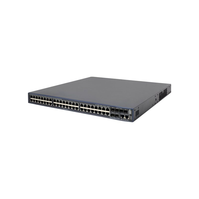 Commutateur - Géré - 48 x 10 - 100 - 1000 (PoE+) + 4 x Gigabit SFP + 2 x 10 Gigabit SFP+ - Montable sur... (JG542A)_1