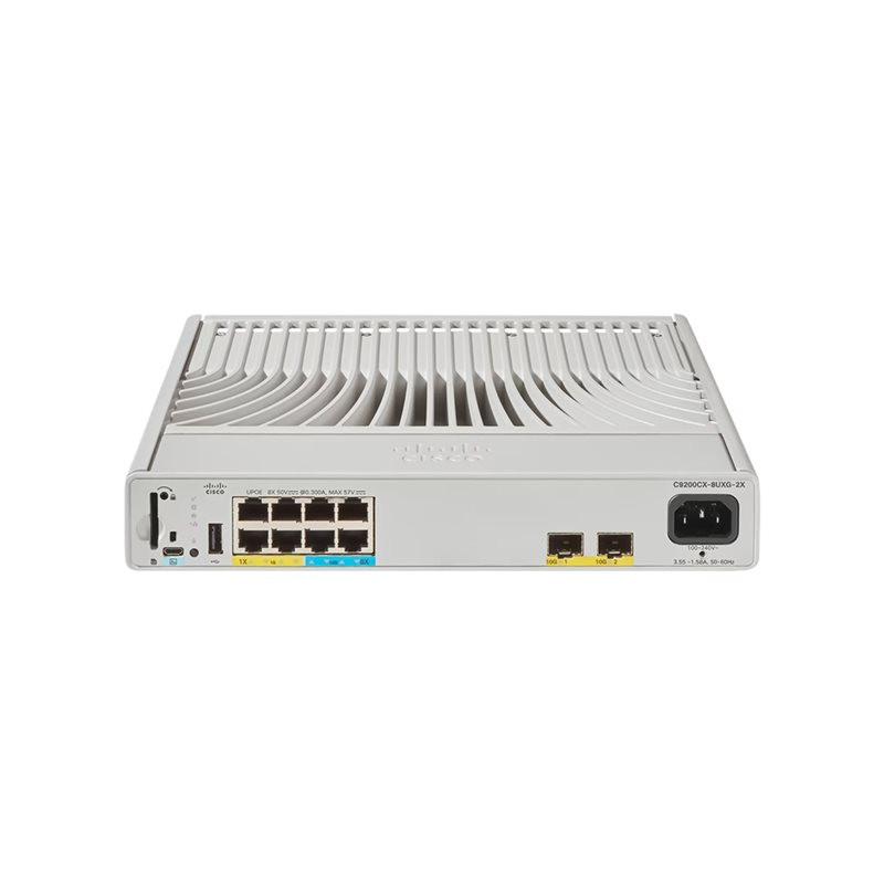 Network Essentials - commutateur - compact - C3 - Géré - 4 x 10 - 100 - 1000 (UPOE) + 4 x 1... (C9200CX-8UXG2XE-RF)_1