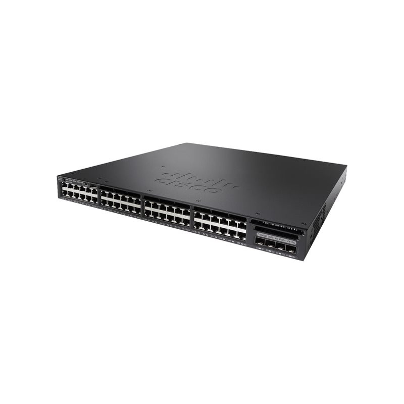Commutateur - C3 - Géré - 48 x 10 - 100 - 1000 + 2 x 10 Gigabit SFP+ - de bureau, Montable ... (WS-C3650-48TD-S-RF)_1