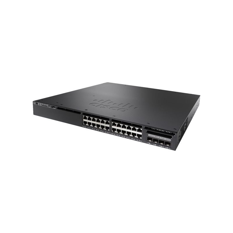 Commutateur - C3 - Géré - 24 x 10 - 100 - 1000 + 2 x 10 Gigabit SFP+ - de bureau, Montable ... (WS-C3650-24TD-E-RF)_1