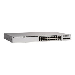 Network Essentials - commutateur - C3 - Géré - 8 x 100 - 1000 - 2.5G - 5G - 10GBase-T + 16 x ... (C9200-24PXG-E-RF)_1