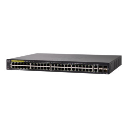 Commutateur - C3 - Géré - 48 x 10 - 100 - 1000 (PoE+) + 2 x combo Gigabit Ethernet - SFP Gi... (SG350-52MP-K9UK-RF)_1