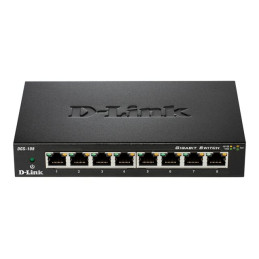D-Link DGS 108 - Commutateur - non géré - 8 x 10 - 100 - 1000 - de bureau (DGS-108/E)_1
