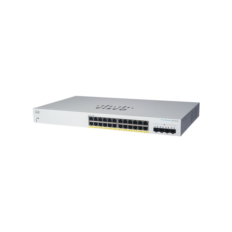 Cisco Business 220 Series CBS220-24P-4G - Commutateur - intelligent - 24 x 10 - 100 - 1000 (P... (CBS220-24P-4G-UK)_1