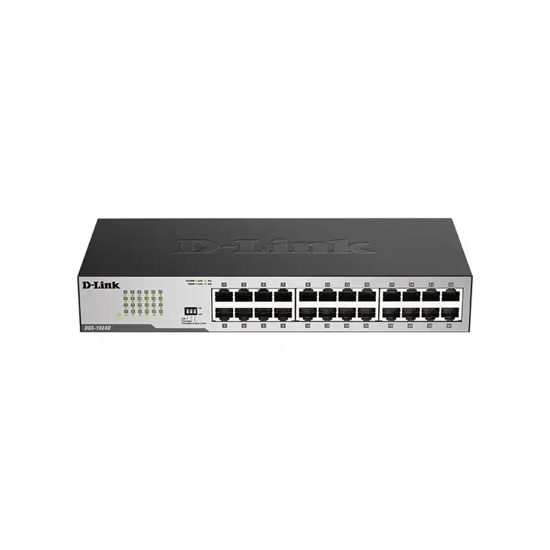 D-Link DGS 1024D - Commutateur - 24 x 10 - 100 - 1000 - de bureau (DGS-1024D/E)_1 D-Link DGS 1024D - Commutateur - 24 x 10 - 100 - 1000 - de bureau (DGS-1024D/E)_1