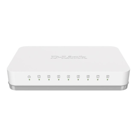 D-Link GO-SW-8GE - Commutateur - non géré - 8 x 10 - 100 - 1000 - de bureau (GO-SW-8G/E)_1