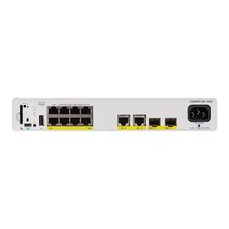 Cisco Catalyst 9200CX - Network Essentials - commutateur - compact - C3 - Géré - 8 x 10 - 10... (C9200CX-8P-2X2G-E)_1