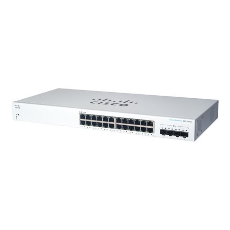 Commutateur - intelligent - 24 x 10 - 100 - 1000 + 4 x SFP+ 10 Go (liaison montante) - Montab... (CBS220-24T-4X-EU)_1