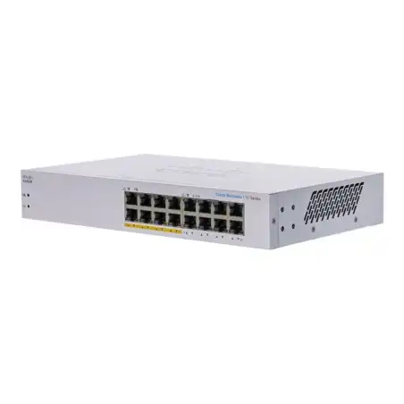 Cisco Business 110 Series 110-16PP - Commutateur - non géré - 8 x 10 - 100 - 1000 (PoE) + 8 x 1... (CBS110-16PP-UK)_1