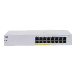 Cisco Business 110 Series 110-16PP - Commutateur - non géré - 8 x 10 - 100 - 1000 (PoE) + 8 x 1... (CBS110-16PP-UK)_2