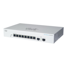 Commutateur - intelligent - 8 x 10 - 100 - 1000 (PoE+) + 2 x Gigabit SFP (liaison montante)... (CBS220-8FP-E-2G-EU)_1