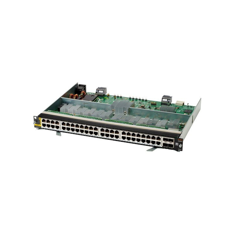 HPE Aruba 6400 48-port HPE Smart Rate 1 - 2.5 - 5GbE Class 6 PoE and 4-port SFP56 v2 Module - Commutate... (R0X41C)_1