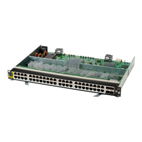 HPE Aruba 6400 48-port HPE Smart Rate 1 - 2.5 - 5GbE Class 6 PoE and 4-port SFP56 v2 Module - Commutate... (R0X41C)_1