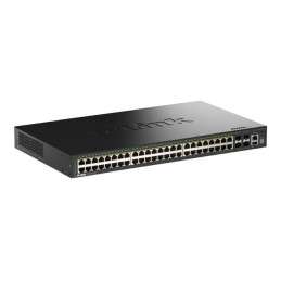D-Link SmartPro DGS-1530-52P - Commutateur - intelligent - 48 x 10 - 100 - 1000 (PoE+) + 4 x 10... (DGS-1530-52P/E)_1