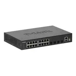 D-Link SmartPro DGS-1530-20 - Commutateur - intelligent - 16 x 10 - 100 - 1000 + 4 x 10 Gigabit ... (DGS-1530-20/E)_1