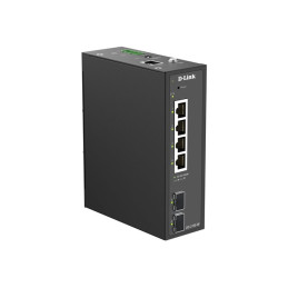 Smart L2Industriel4 ports Gigabit & 2 ports SFP Gigabit - Format Rail-DIN - Temperature etendue -4... (DIS-210G-06)_1