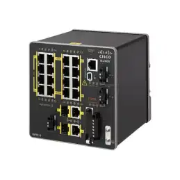 Cisco Industrial Ethernet 2000 Series - Commutateur - Géré - 16 x 10 - 100 (PoE+) + 2 x SFP... (IE-2000-16PTCGE-RF)_1
