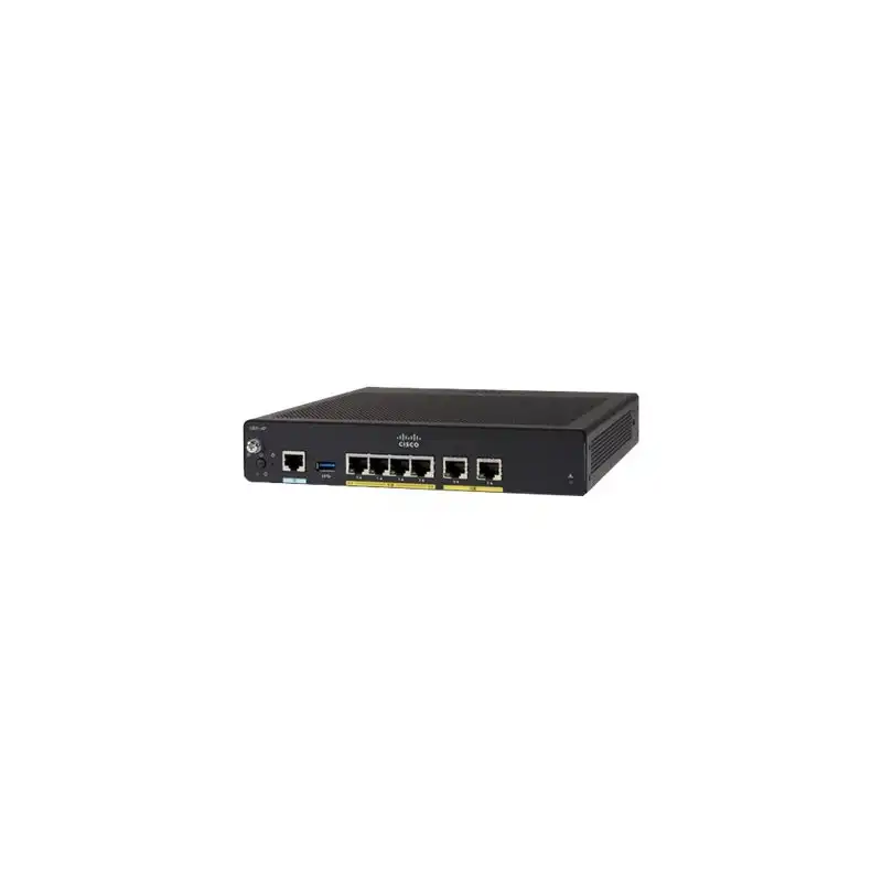 Cisco Integrated Services Router 931 - Routeur commutateur 4 ports - 1GbE - ports WAN : 2 - remanuf... (C931-4P-RF)_1