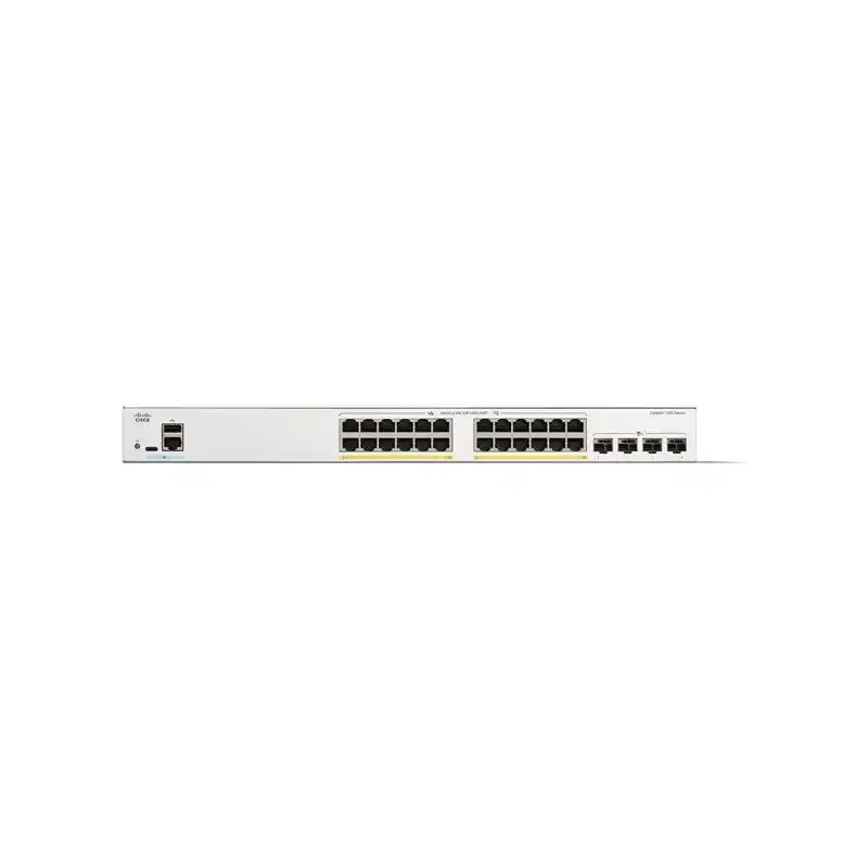 Cisco Catalyst 1300-24FP-4X - Commutateur - C3 - Géré - 24 x 10 - 100 - 1000 (PoE+) + 4 x 10 ... (C1300-24FP-4X-RF)_1