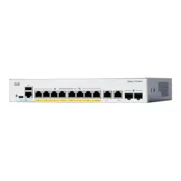 Cisco Catalyst 1200-8FP-2G - Commutateur - C3 - intelligent - 8 x 10 - 100 - 1000 (PoE+) + 2 x... (C1200-8FP-2G-RF)_1