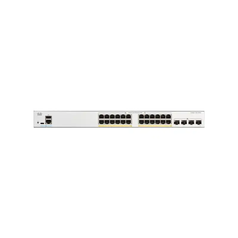 Cisco Catalyst 1200-24FP-4X - Commutateur - C3 - intelligent - 24 x 10 - 100 - 1000 (PoE+) + ... (C1200-24FP-4X-RF)_1