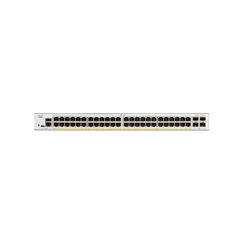 Cisco Catalyst 1200-48P-4X - Commutateur - C3 - intelligent - 48 x 10 - 100 - 1000 (PoE+) + 4 ... (C1200-48P-4X-RF)_1