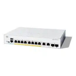 Cisco Catalyst 1300-8FP-2G - Commutateur - C3 - Géré - 8 x 10 - 100 - 1000 (PoE+) + 2 x combin... (C1300-8FP-2G-RF)_1