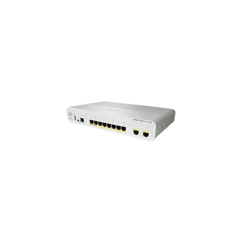 Cisco Catalyst Compact 2960CPD-8PT-L - Commutateur - Géré - 8 x 10 - 100 (PoE) + 2 x 10 - 1... (WS-C2960CPD8PTL-RF)_1