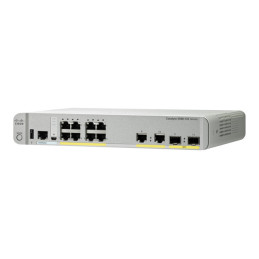 Cisco Catalyst 3560CX-8PC-S - Commutateur - Géré - 8 x 10 - 100 - 1000 (PoE+) + 2 x SFP Gig... (WS-C3560CX-8PCS-RF)_1